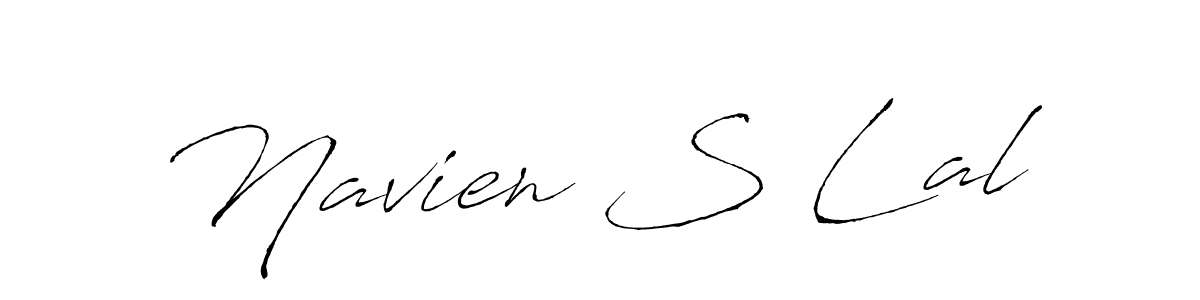 Similarly Antro_Vectra is the best handwritten signature design. Signature creator online .You can use it as an online autograph creator for name Navien S Lal. Navien S Lal signature style 6 images and pictures png