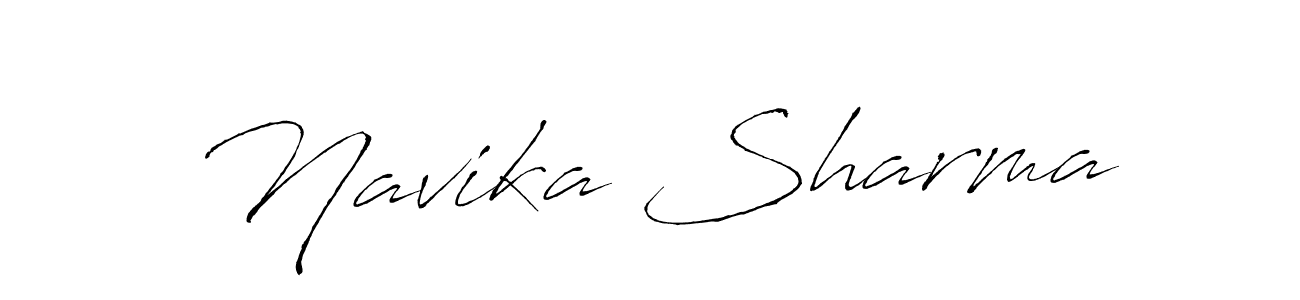 Antro_Vectra is a professional signature style that is perfect for those who want to add a touch of class to their signature. It is also a great choice for those who want to make their signature more unique. Get Navika Sharma name to fancy signature for free. Navika Sharma signature style 6 images and pictures png
