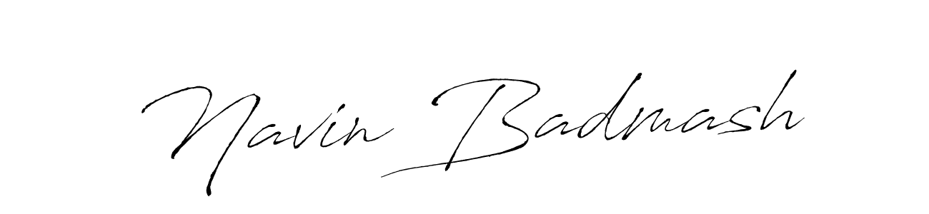 This is the best signature style for the Navin Badmash name. Also you like these signature font (Antro_Vectra). Mix name signature. Navin Badmash signature style 6 images and pictures png