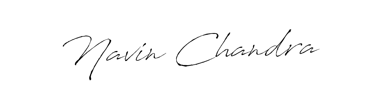 Create a beautiful signature design for name Navin Chandra. With this signature (Antro_Vectra) fonts, you can make a handwritten signature for free. Navin Chandra signature style 6 images and pictures png