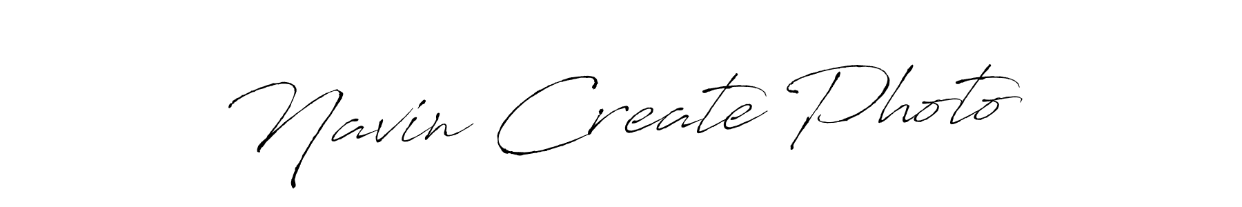 How to make Navin Create Photo name signature. Use Antro_Vectra style for creating short signs online. This is the latest handwritten sign. Navin Create Photo signature style 6 images and pictures png