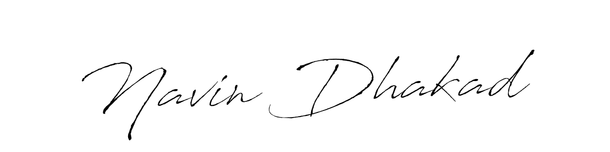 How to make Navin Dhakad signature? Antro_Vectra is a professional autograph style. Create handwritten signature for Navin Dhakad name. Navin Dhakad signature style 6 images and pictures png