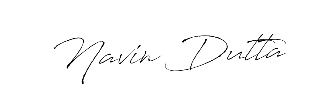 Create a beautiful signature design for name Navin Dutta. With this signature (Antro_Vectra) fonts, you can make a handwritten signature for free. Navin Dutta signature style 6 images and pictures png