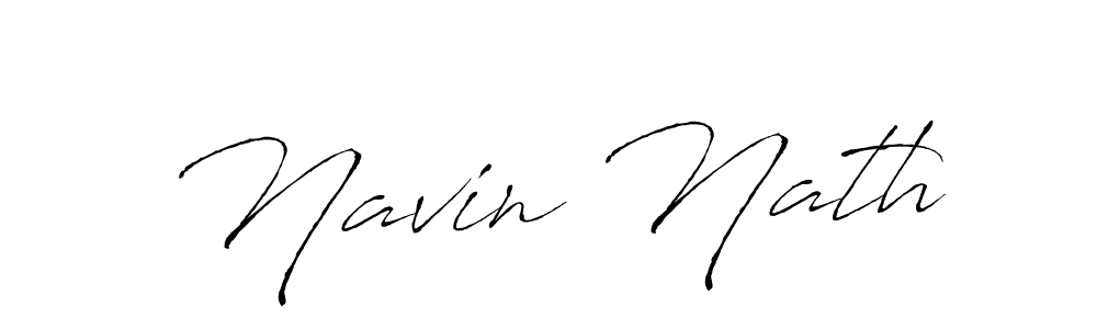 Use a signature maker to create a handwritten signature online. With this signature software, you can design (Antro_Vectra) your own signature for name Navin Nath. Navin Nath signature style 6 images and pictures png