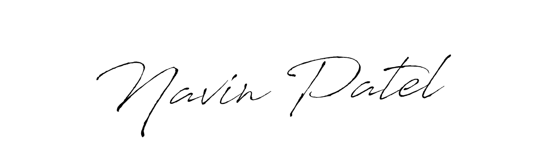 Make a beautiful signature design for name Navin Patel. With this signature (Antro_Vectra) style, you can create a handwritten signature for free. Navin Patel signature style 6 images and pictures png