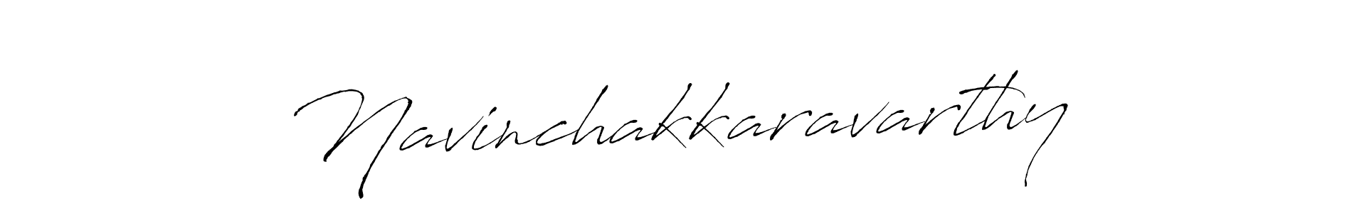 Make a beautiful signature design for name Navinchakkaravarthy. With this signature (Antro_Vectra) style, you can create a handwritten signature for free. Navinchakkaravarthy signature style 6 images and pictures png