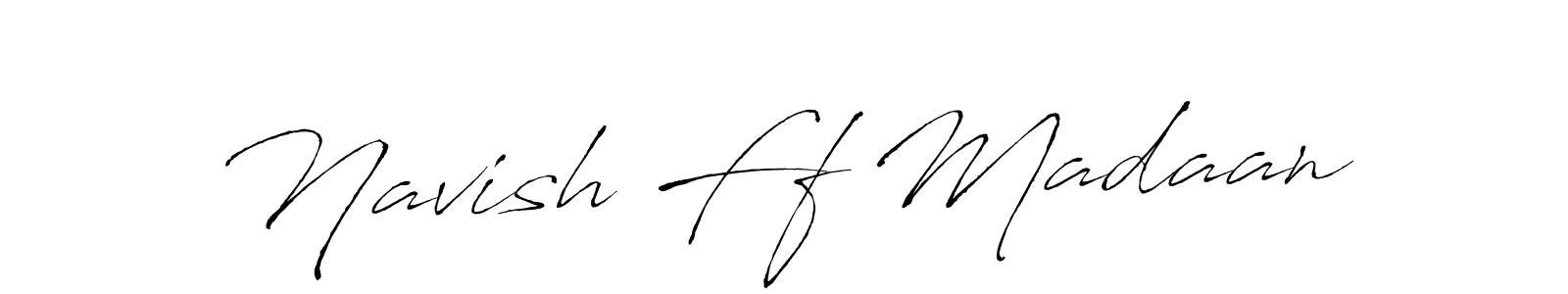 Here are the top 10 professional signature styles for the name Navish Ff Madaan. These are the best autograph styles you can use for your name. Navish Ff Madaan signature style 6 images and pictures png