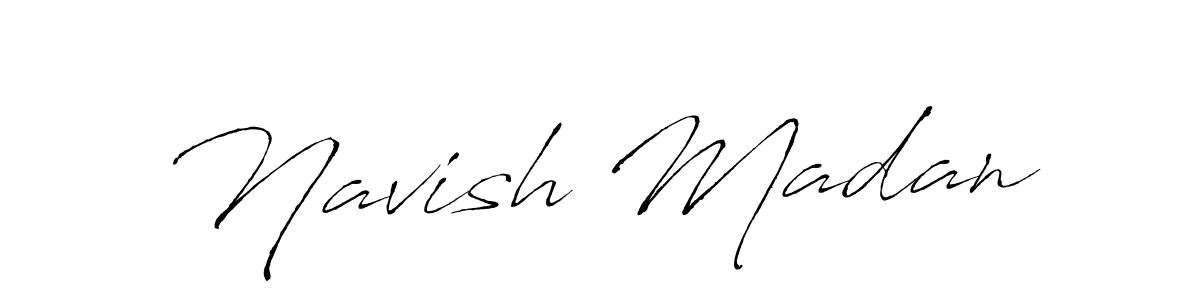 Also we have Navish Madan name is the best signature style. Create professional handwritten signature collection using Antro_Vectra autograph style. Navish Madan signature style 6 images and pictures png