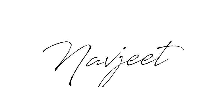 Design your own signature with our free online signature maker. With this signature software, you can create a handwritten (Antro_Vectra) signature for name Navjeet. Navjeet signature style 6 images and pictures png