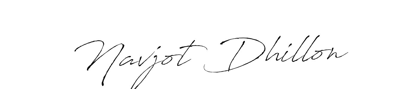 Navjot Dhillon stylish signature style. Best Handwritten Sign (Antro_Vectra) for my name. Handwritten Signature Collection Ideas for my name Navjot Dhillon. Navjot Dhillon signature style 6 images and pictures png