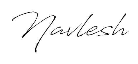 The best way (Antro_Vectra) to make a short signature is to pick only two or three words in your name. For converting this name Navlesh. Navlesh signature style 6 images and pictures png