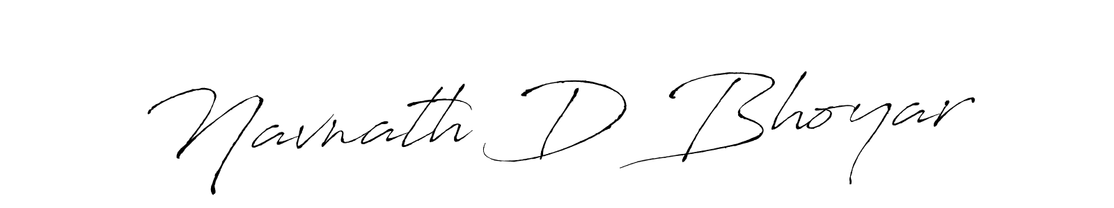 Create a beautiful signature design for name Navnath D Bhoyar. With this signature (Antro_Vectra) fonts, you can make a handwritten signature for free. Navnath D Bhoyar signature style 6 images and pictures png