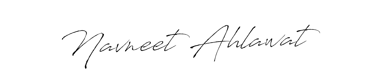 Make a beautiful signature design for name Navneet Ahlawat. With this signature (Antro_Vectra) style, you can create a handwritten signature for free. Navneet Ahlawat signature style 6 images and pictures png