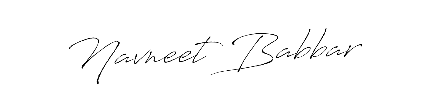 Use a signature maker to create a handwritten signature online. With this signature software, you can design (Antro_Vectra) your own signature for name Navneet Babbar. Navneet Babbar signature style 6 images and pictures png