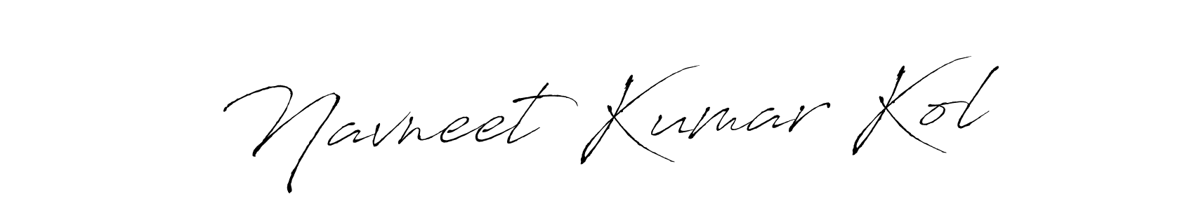 You should practise on your own different ways (Antro_Vectra) to write your name (Navneet Kumar Kol) in signature. don't let someone else do it for you. Navneet Kumar Kol signature style 6 images and pictures png