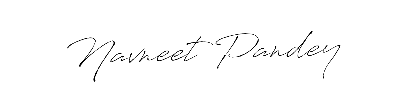 How to make Navneet Pandey name signature. Use Antro_Vectra style for creating short signs online. This is the latest handwritten sign. Navneet Pandey signature style 6 images and pictures png