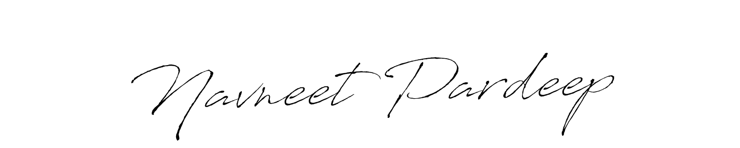 Also we have Navneet Pardeep name is the best signature style. Create professional handwritten signature collection using Antro_Vectra autograph style. Navneet Pardeep signature style 6 images and pictures png