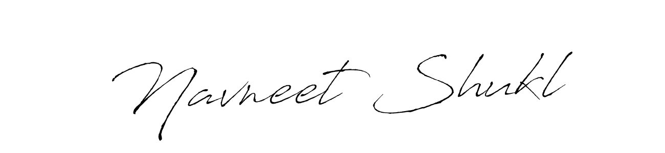 Design your own signature with our free online signature maker. With this signature software, you can create a handwritten (Antro_Vectra) signature for name Navneet Shukl. Navneet Shukl signature style 6 images and pictures png