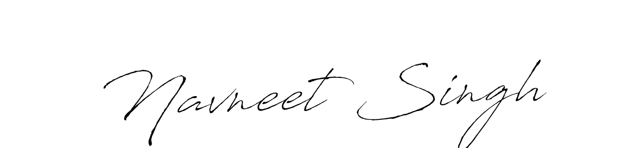 Make a beautiful signature design for name Navneet Singh. With this signature (Antro_Vectra) style, you can create a handwritten signature for free. Navneet Singh signature style 6 images and pictures png