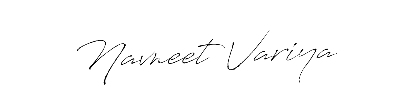 The best way (Antro_Vectra) to make a short signature is to pick only two or three words in your name. The name Navneet Variya include a total of six letters. For converting this name. Navneet Variya signature style 6 images and pictures png