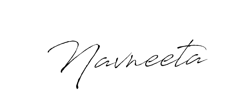 Make a beautiful signature design for name Navneeta. With this signature (Antro_Vectra) style, you can create a handwritten signature for free. Navneeta signature style 6 images and pictures png