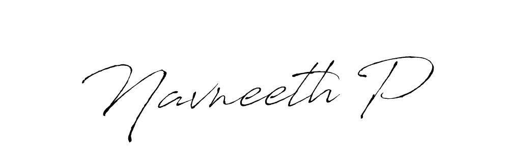 Design your own signature with our free online signature maker. With this signature software, you can create a handwritten (Antro_Vectra) signature for name Navneeth P. Navneeth P signature style 6 images and pictures png