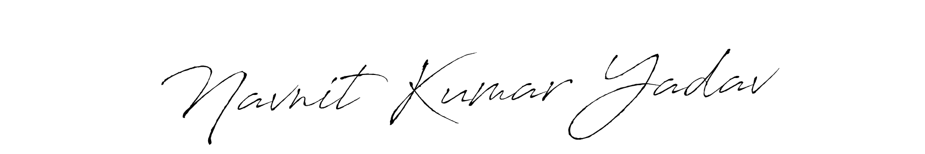 Use a signature maker to create a handwritten signature online. With this signature software, you can design (Antro_Vectra) your own signature for name Navnit Kumar Yadav. Navnit Kumar Yadav signature style 6 images and pictures png