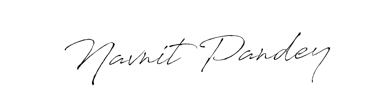 Create a beautiful signature design for name Navnit Pandey. With this signature (Antro_Vectra) fonts, you can make a handwritten signature for free. Navnit Pandey signature style 6 images and pictures png