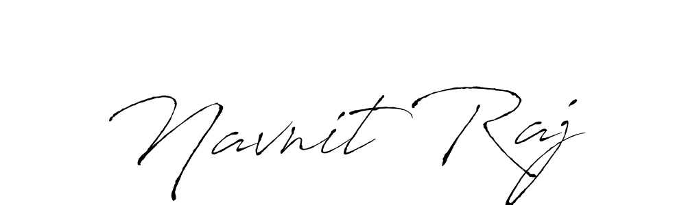 Make a beautiful signature design for name Navnit Raj. With this signature (Antro_Vectra) style, you can create a handwritten signature for free. Navnit Raj signature style 6 images and pictures png