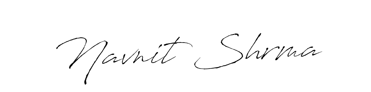 How to make Navnit Shrma name signature. Use Antro_Vectra style for creating short signs online. This is the latest handwritten sign. Navnit Shrma signature style 6 images and pictures png