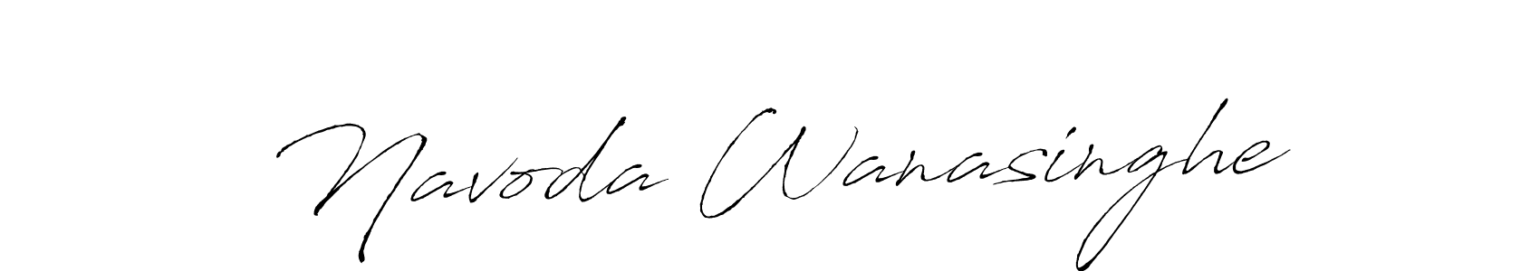 Create a beautiful signature design for name Navoda Wanasinghe. With this signature (Antro_Vectra) fonts, you can make a handwritten signature for free. Navoda Wanasinghe signature style 6 images and pictures png