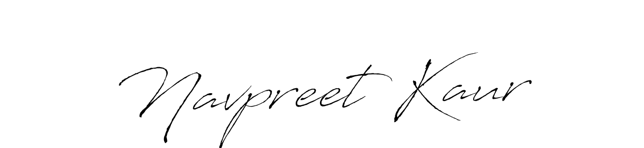 How to make Navpreet Kaur signature? Antro_Vectra is a professional autograph style. Create handwritten signature for Navpreet Kaur name. Navpreet Kaur signature style 6 images and pictures png