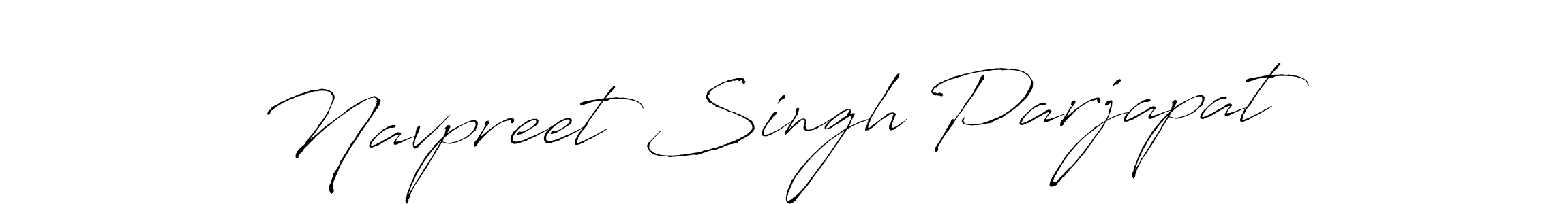 Make a beautiful signature design for name Navpreet Singh Parjapat. With this signature (Antro_Vectra) style, you can create a handwritten signature for free. Navpreet Singh Parjapat signature style 6 images and pictures png