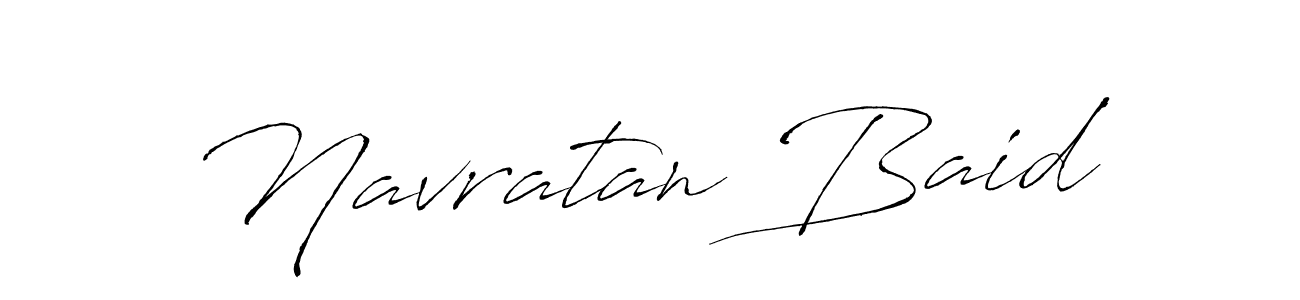 The best way (Antro_Vectra) to make a short signature is to pick only two or three words in your name. The name Navratan Baid include a total of six letters. For converting this name. Navratan Baid signature style 6 images and pictures png