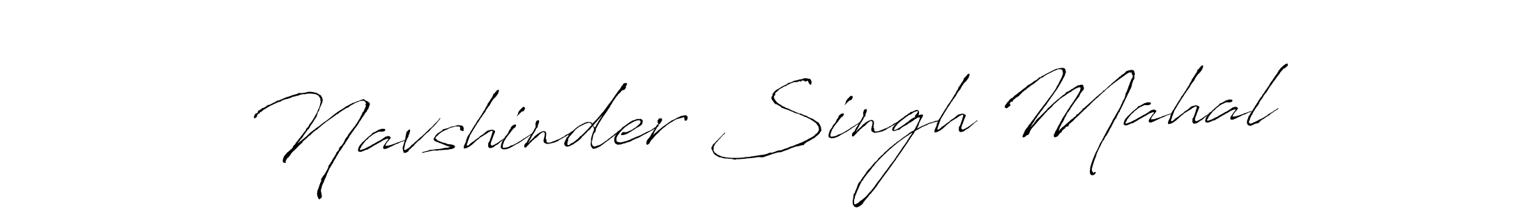 Create a beautiful signature design for name Navshinder Singh Mahal. With this signature (Antro_Vectra) fonts, you can make a handwritten signature for free. Navshinder Singh Mahal signature style 6 images and pictures png