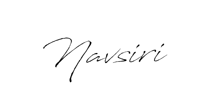 Design your own signature with our free online signature maker. With this signature software, you can create a handwritten (Antro_Vectra) signature for name Navsiri. Navsiri signature style 6 images and pictures png