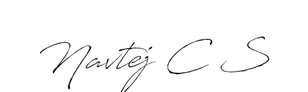 Use a signature maker to create a handwritten signature online. With this signature software, you can design (Antro_Vectra) your own signature for name Navtej C S. Navtej C S signature style 6 images and pictures png