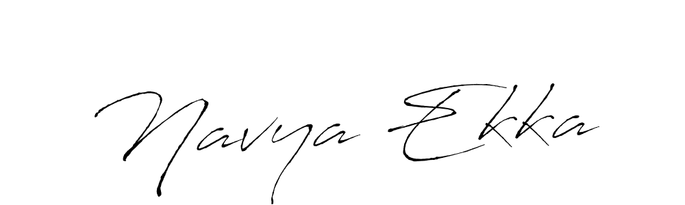 Navya Ekka stylish signature style. Best Handwritten Sign (Antro_Vectra) for my name. Handwritten Signature Collection Ideas for my name Navya Ekka. Navya Ekka signature style 6 images and pictures png