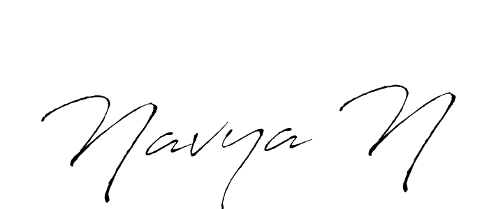 Similarly Antro_Vectra is the best handwritten signature design. Signature creator online .You can use it as an online autograph creator for name Navya N. Navya N signature style 6 images and pictures png