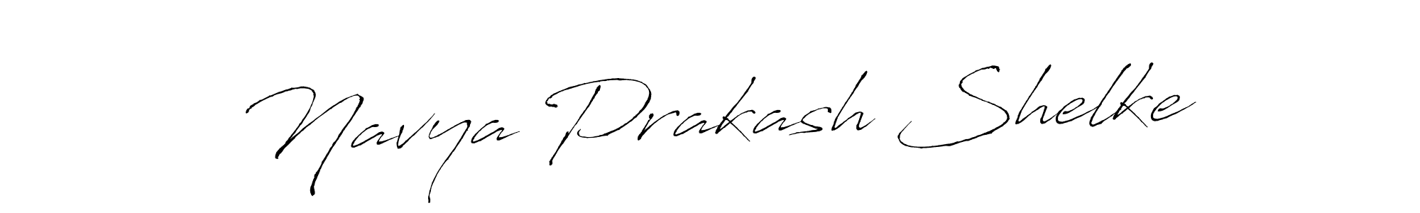 Design your own signature with our free online signature maker. With this signature software, you can create a handwritten (Antro_Vectra) signature for name Navya Prakash Shelke. Navya Prakash Shelke signature style 6 images and pictures png