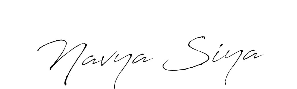 Also we have Navya Siya name is the best signature style. Create professional handwritten signature collection using Antro_Vectra autograph style. Navya Siya signature style 6 images and pictures png