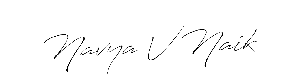 It looks lik you need a new signature style for name Navya V Naik. Design unique handwritten (Antro_Vectra) signature with our free signature maker in just a few clicks. Navya V Naik signature style 6 images and pictures png