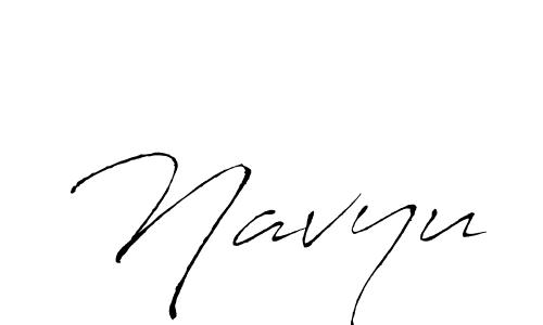 The best way (Antro_Vectra) to make a short signature is to pick only two or three words in your name. The name Navyu include a total of six letters. For converting this name. Navyu signature style 6 images and pictures png