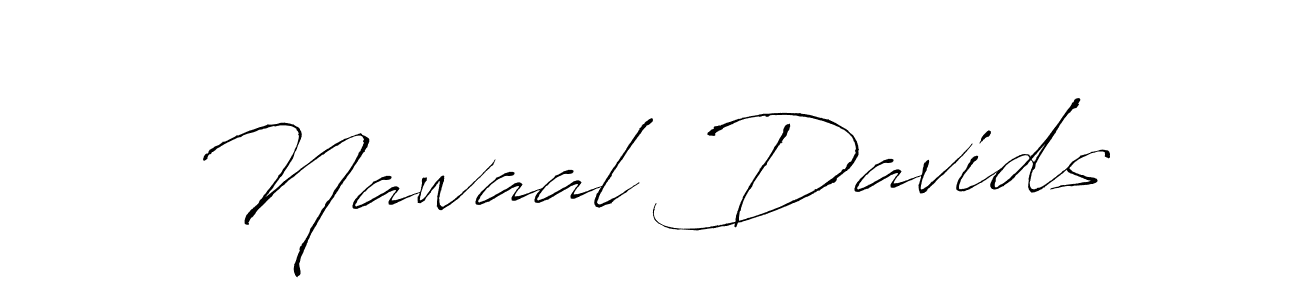 How to make Nawaal Davids name signature. Use Antro_Vectra style for creating short signs online. This is the latest handwritten sign. Nawaal Davids signature style 6 images and pictures png
