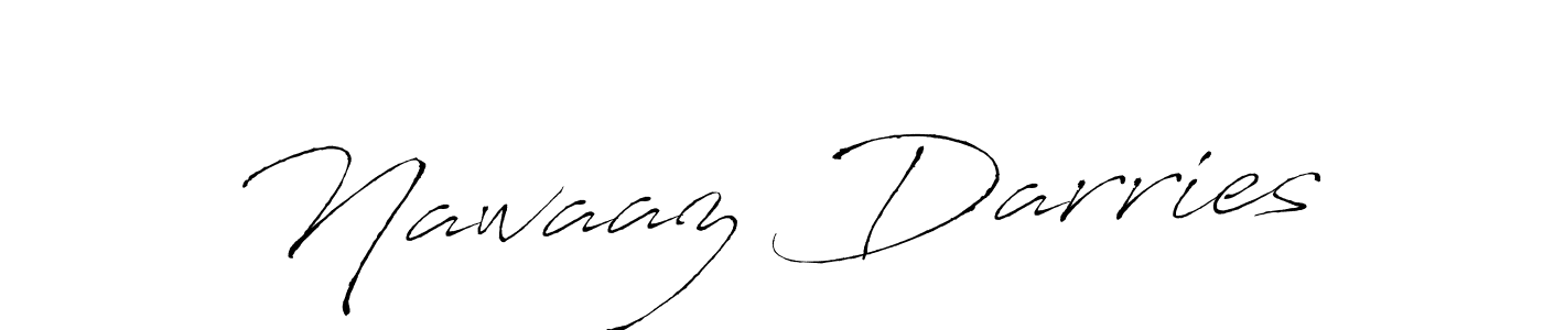 How to make Nawaaz Darries name signature. Use Antro_Vectra style for creating short signs online. This is the latest handwritten sign. Nawaaz Darries signature style 6 images and pictures png