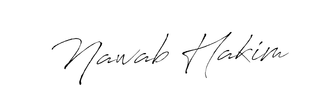Also we have Nawab Hakim name is the best signature style. Create professional handwritten signature collection using Antro_Vectra autograph style. Nawab Hakim signature style 6 images and pictures png