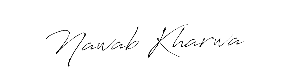 You can use this online signature creator to create a handwritten signature for the name Nawab Kharwa. This is the best online autograph maker. Nawab Kharwa signature style 6 images and pictures png