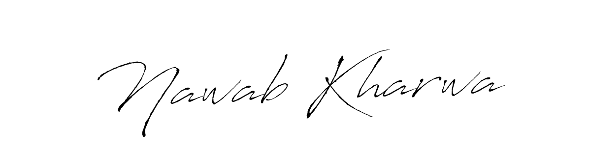 Also we have Nawab Kharwa name is the best signature style. Create professional handwritten signature collection using Antro_Vectra autograph style. Nawab Kharwa signature style 6 images and pictures png