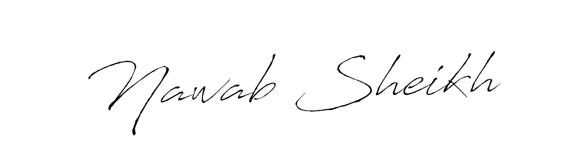 How to Draw Nawab Sheikh signature style? Antro_Vectra is a latest design signature styles for name Nawab Sheikh. Nawab Sheikh signature style 6 images and pictures png