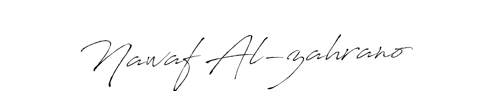 Create a beautiful signature design for name Nawaf Al-zahrano. With this signature (Antro_Vectra) fonts, you can make a handwritten signature for free. Nawaf Al-zahrano signature style 6 images and pictures png